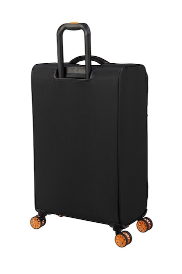 IT Luggage Black Soft Side Cabin Suitcase