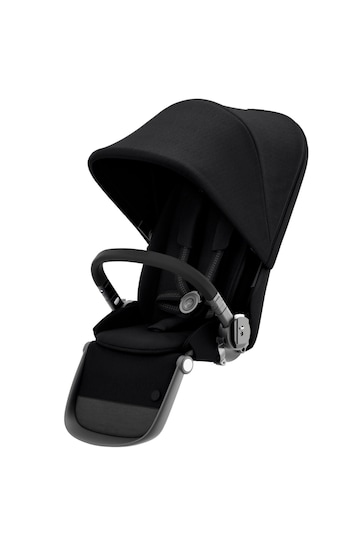 Cybex Gazelle S Single/Double Pram Second Seat - Black Frame/Deep Black
