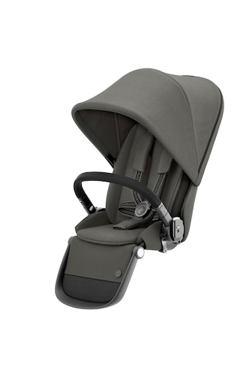 Cybex Black/Grey Gazelle S Single/Double Pram Second Seat - Black Frame/Soho Grey