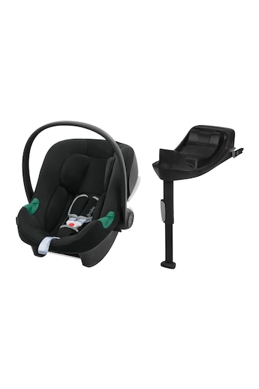 Cybex Aton B2 i-Size Infant Car Seat & ISOFIX Base - Volcano Black