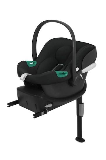 Cybex Aton B2 i-Size Infant Car Seat & ISOFIX Base - Volcano Black