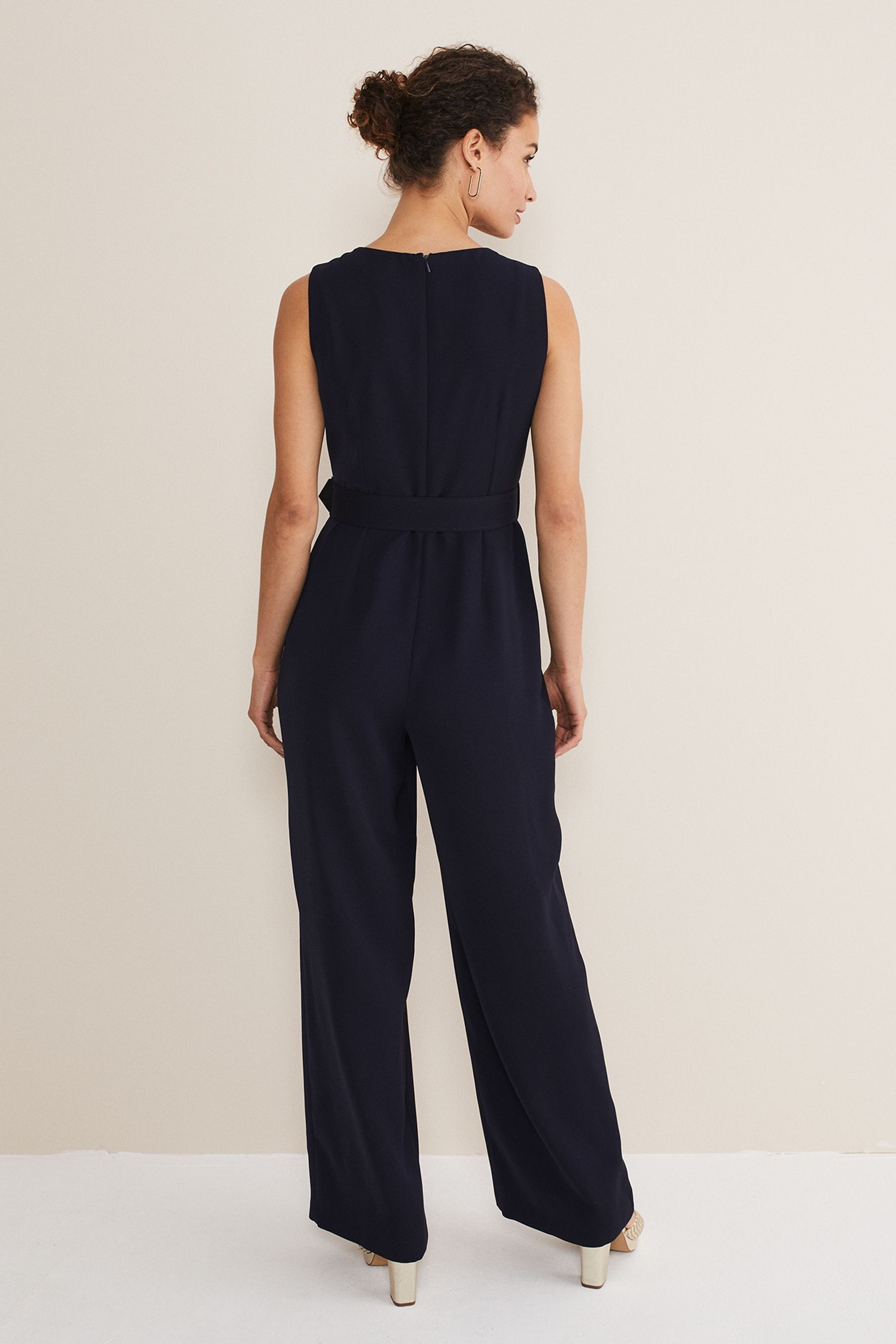 Phase eight navy jumpsuit outlet