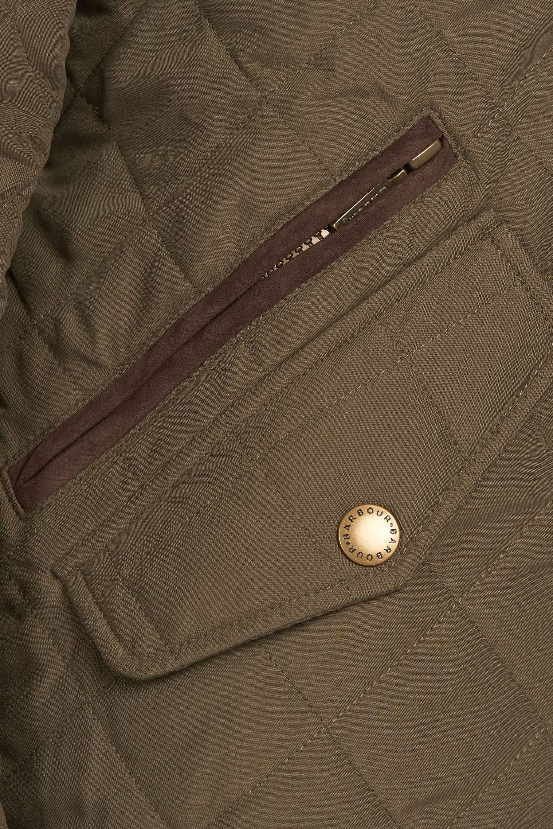 Barbour shoveler quilted jacket chocolate sales