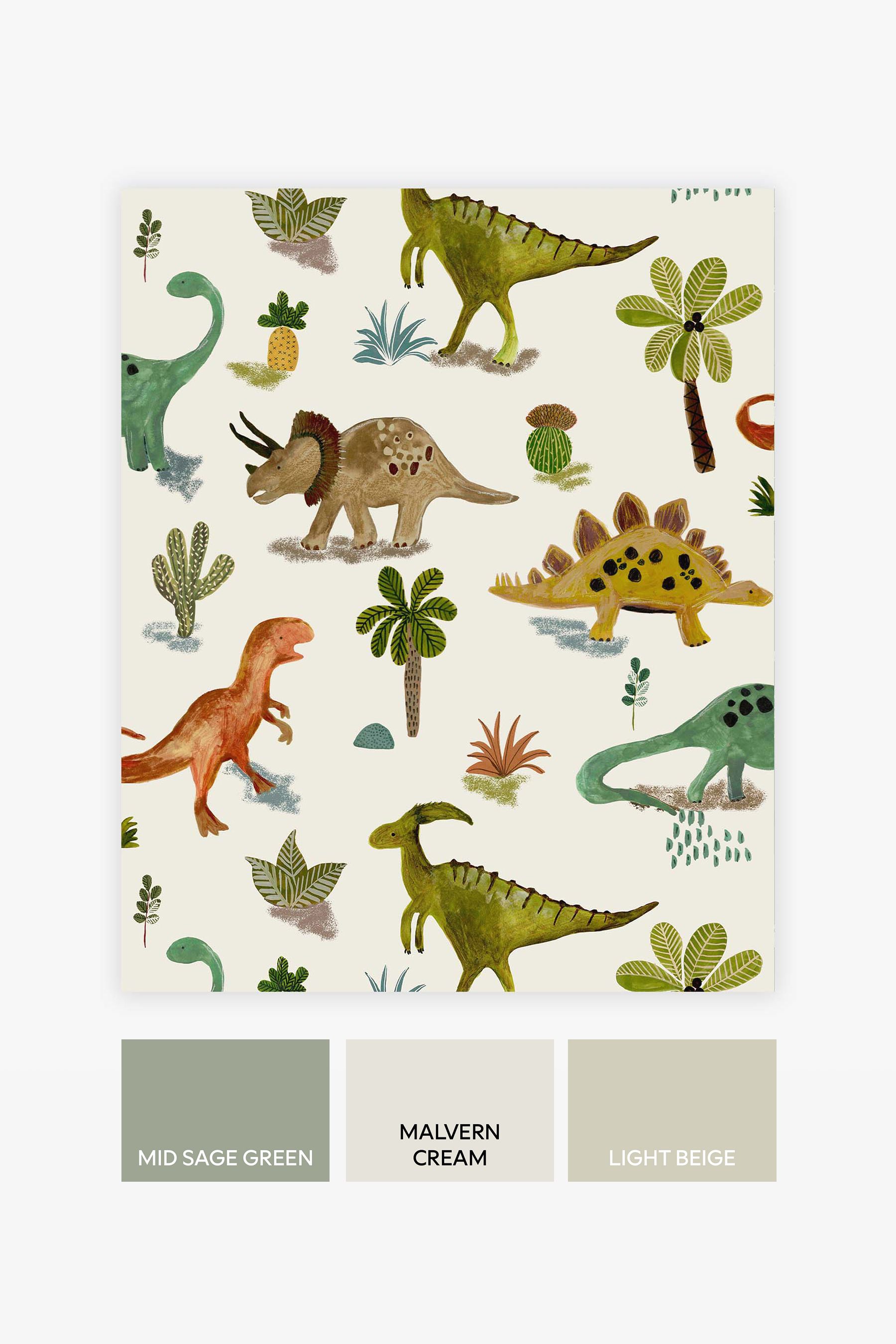 Natural Next Dinosaur Friends Wallpaper Sample Wallpaper