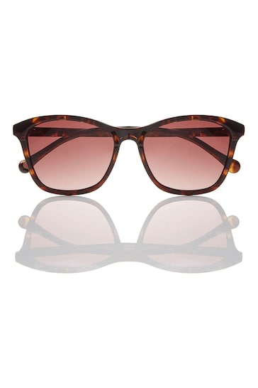 Ted Baker Tortoiseshell Brown Small Classic Sunglasses