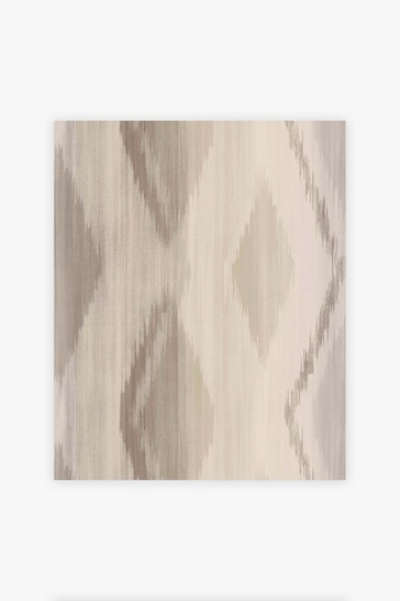 Neutral Next Abstract Ikat Wallpaper Sample Wallpaper