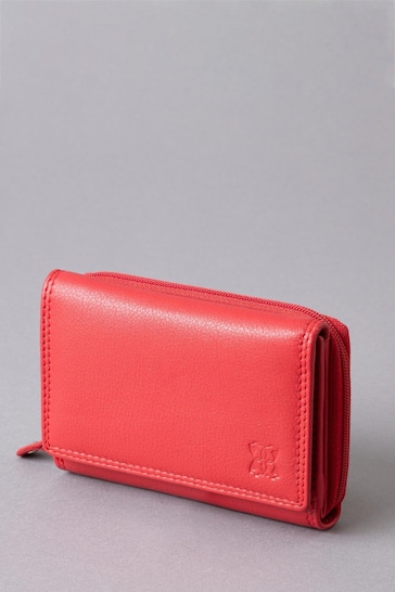Lakeland Leather Red Small Leather Purse