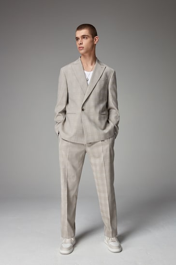 Neutral EDIT Relaxed Wrap Front Suit Jacket