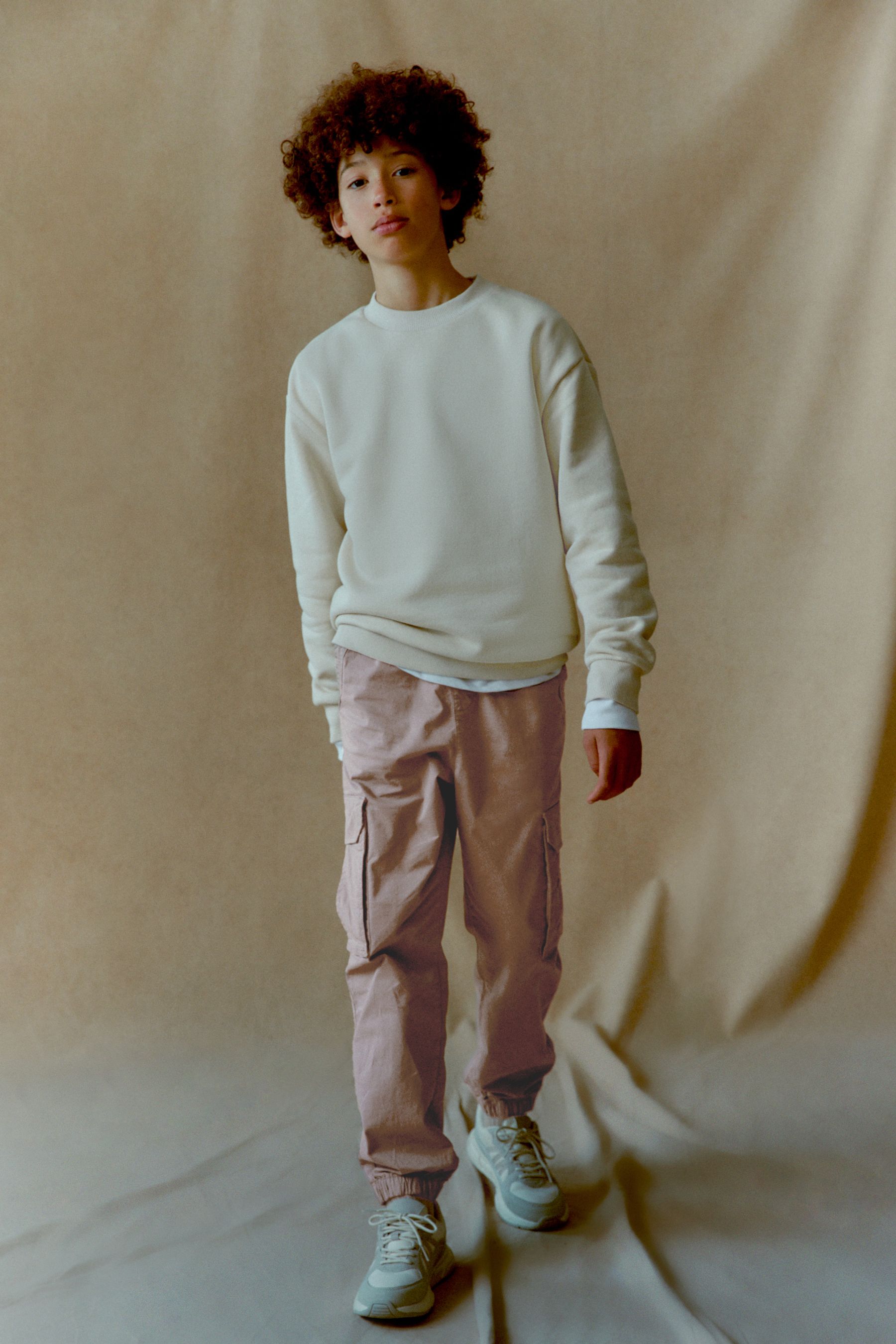 Stone Cargo Trousers 3 16yrs