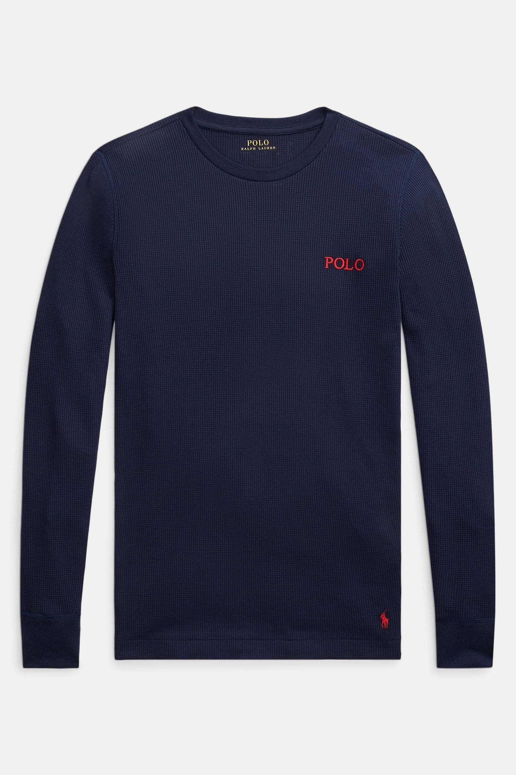 Polo ralph lauren men's waffle knit hotsell crew neck shirt
