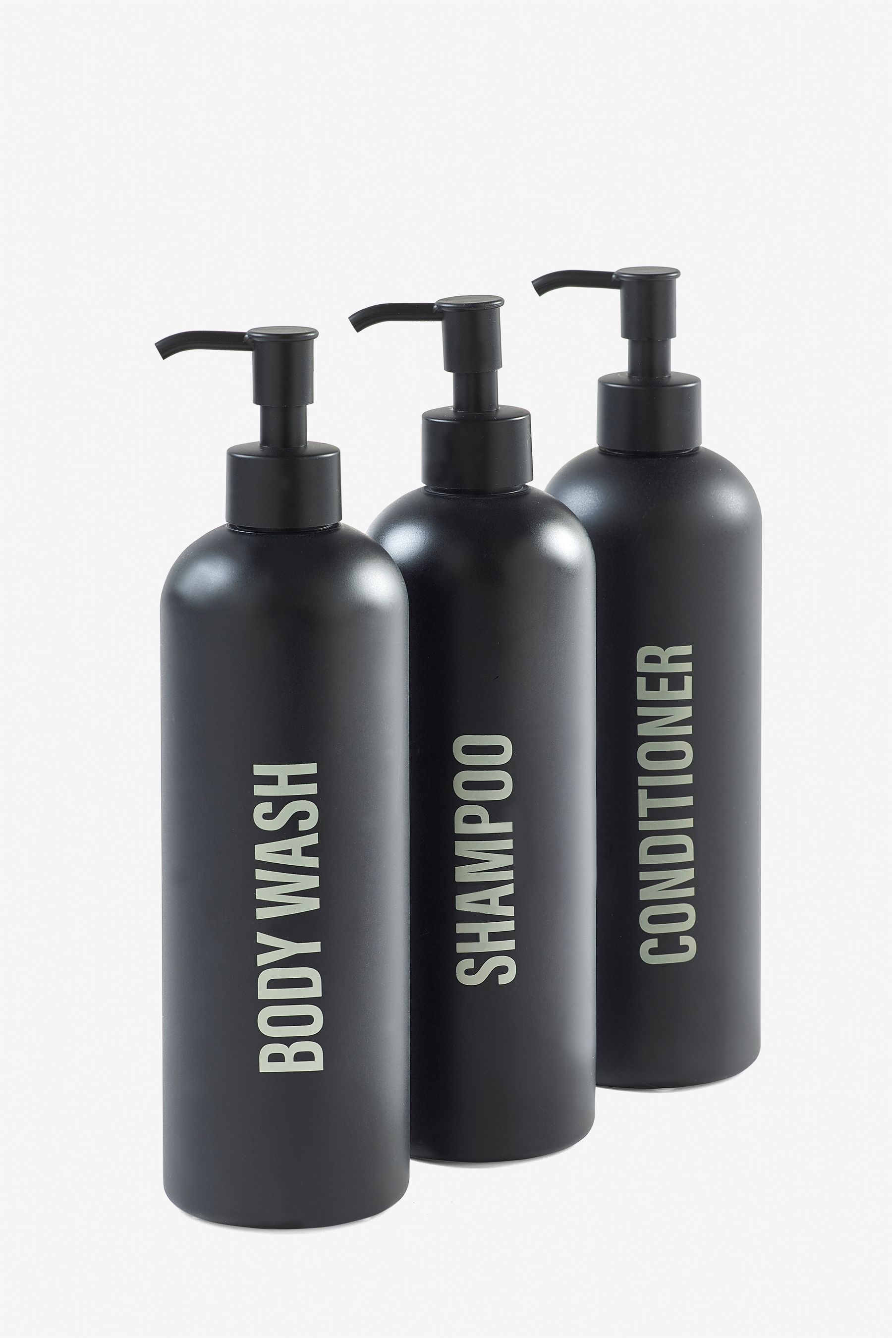 Shampoo and sales conditioner bottles
