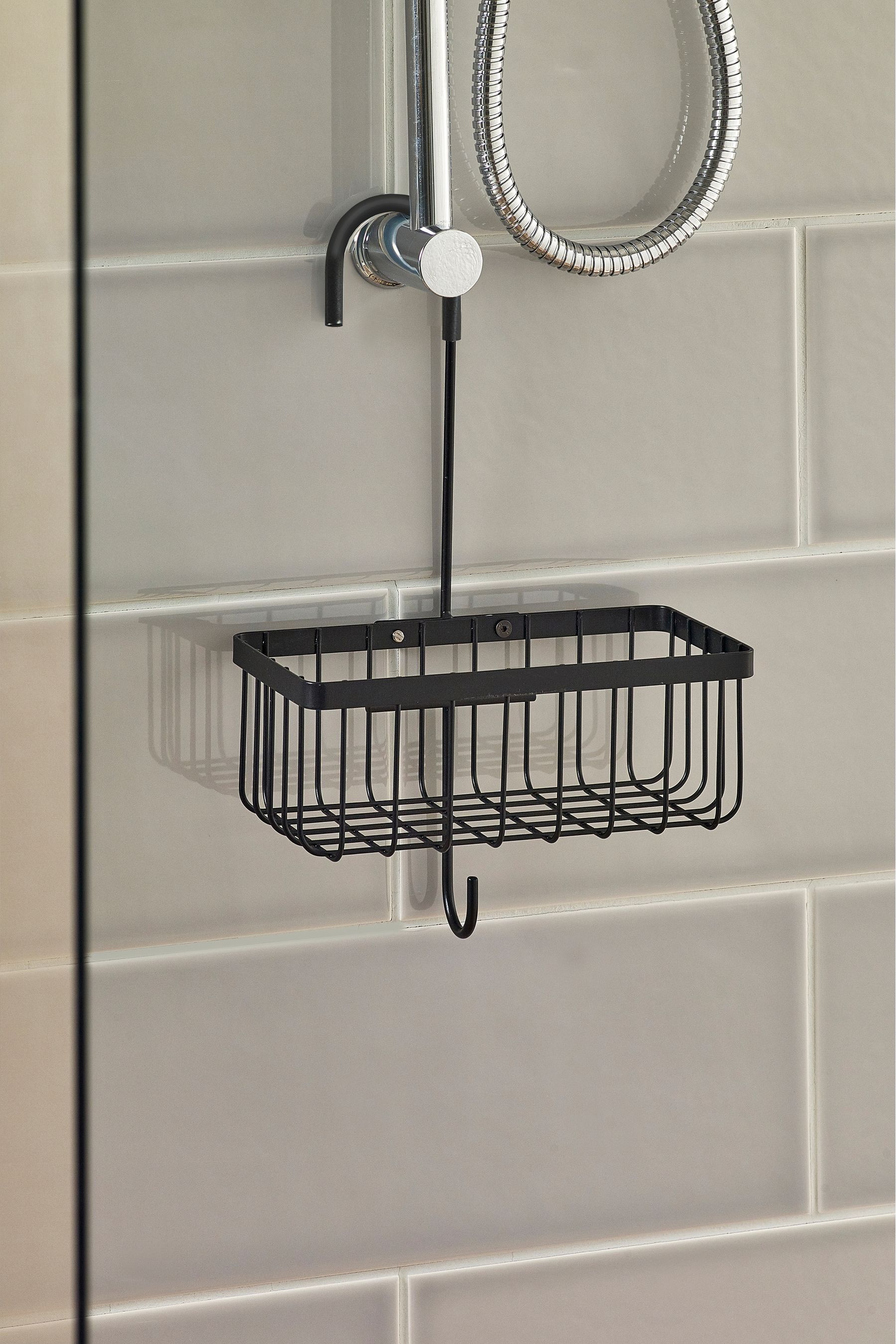 Buy Black Hanging Shower Caddy from the Next UK online shop
