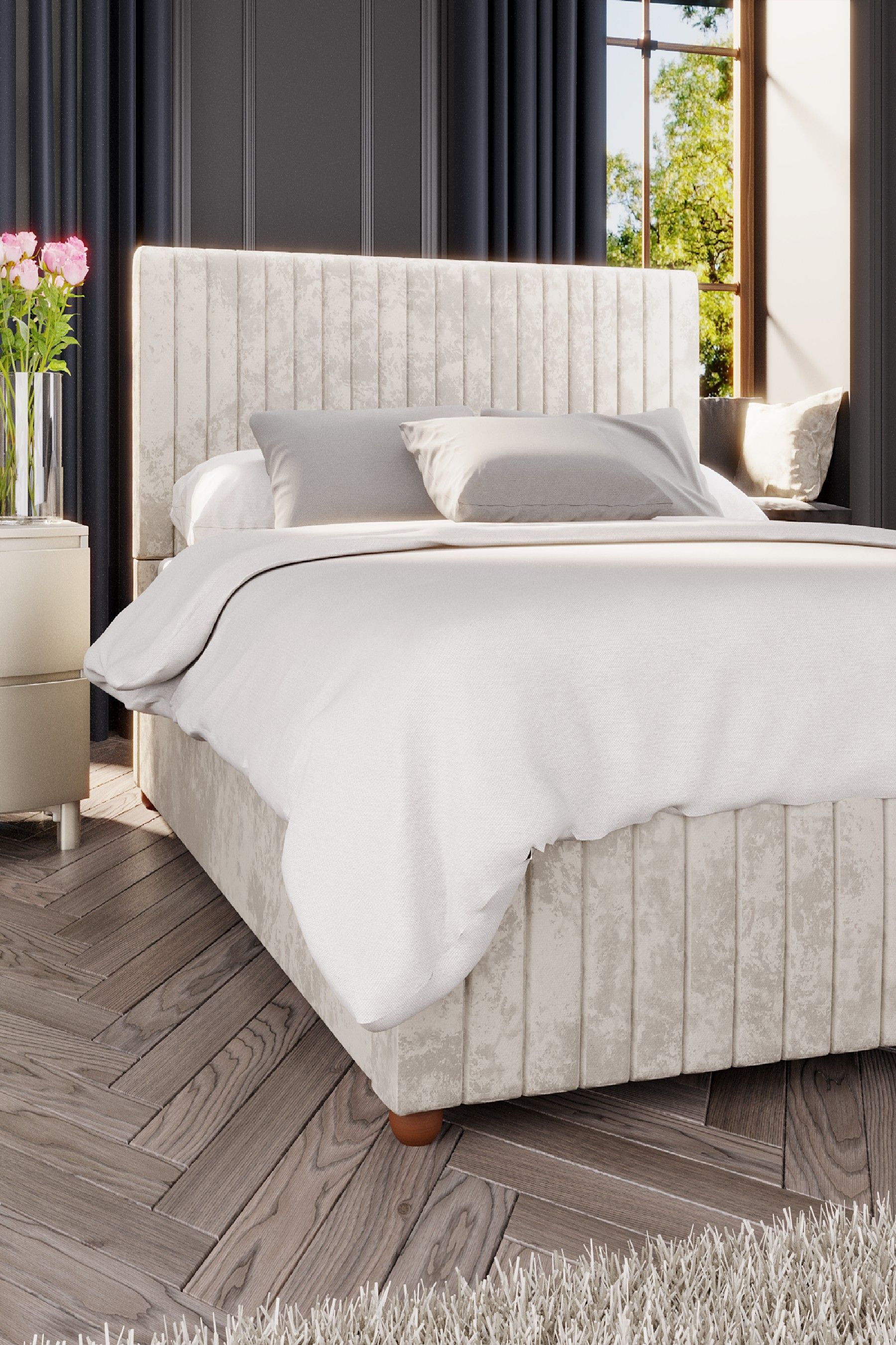 Pearl cheap ottoman bed