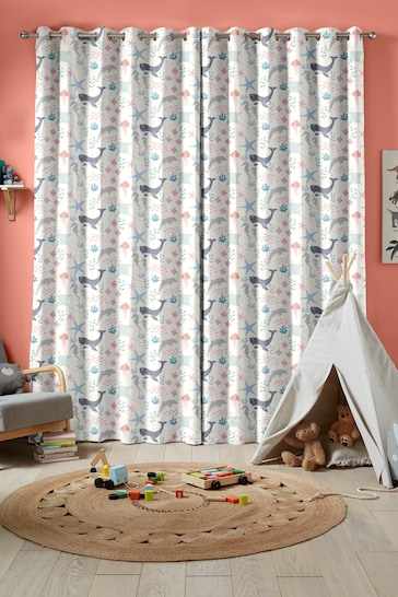 Natural Kids Sea Life Made To Measure Curtains