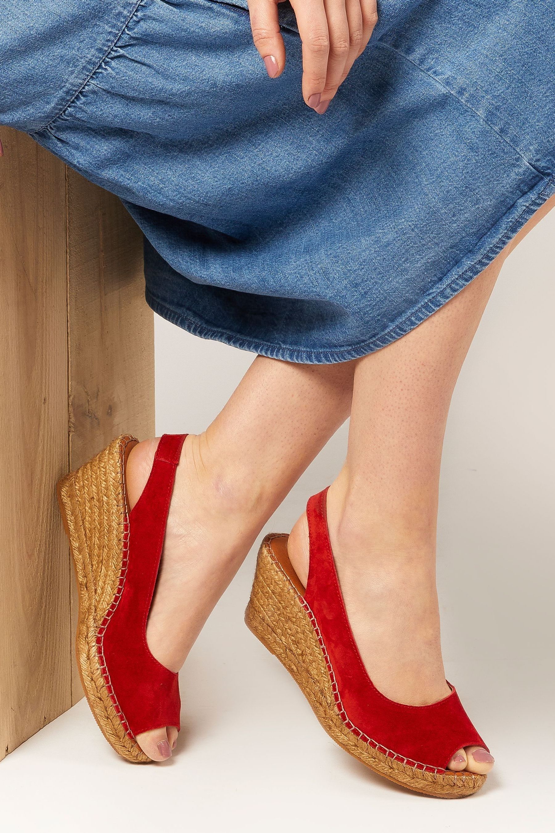 Next red hot sale wedges