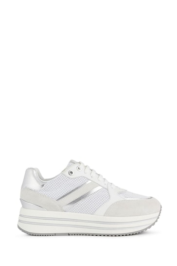 Geox Kency White Trainers