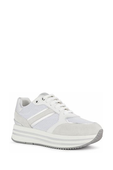 Geox Kency White Trainers