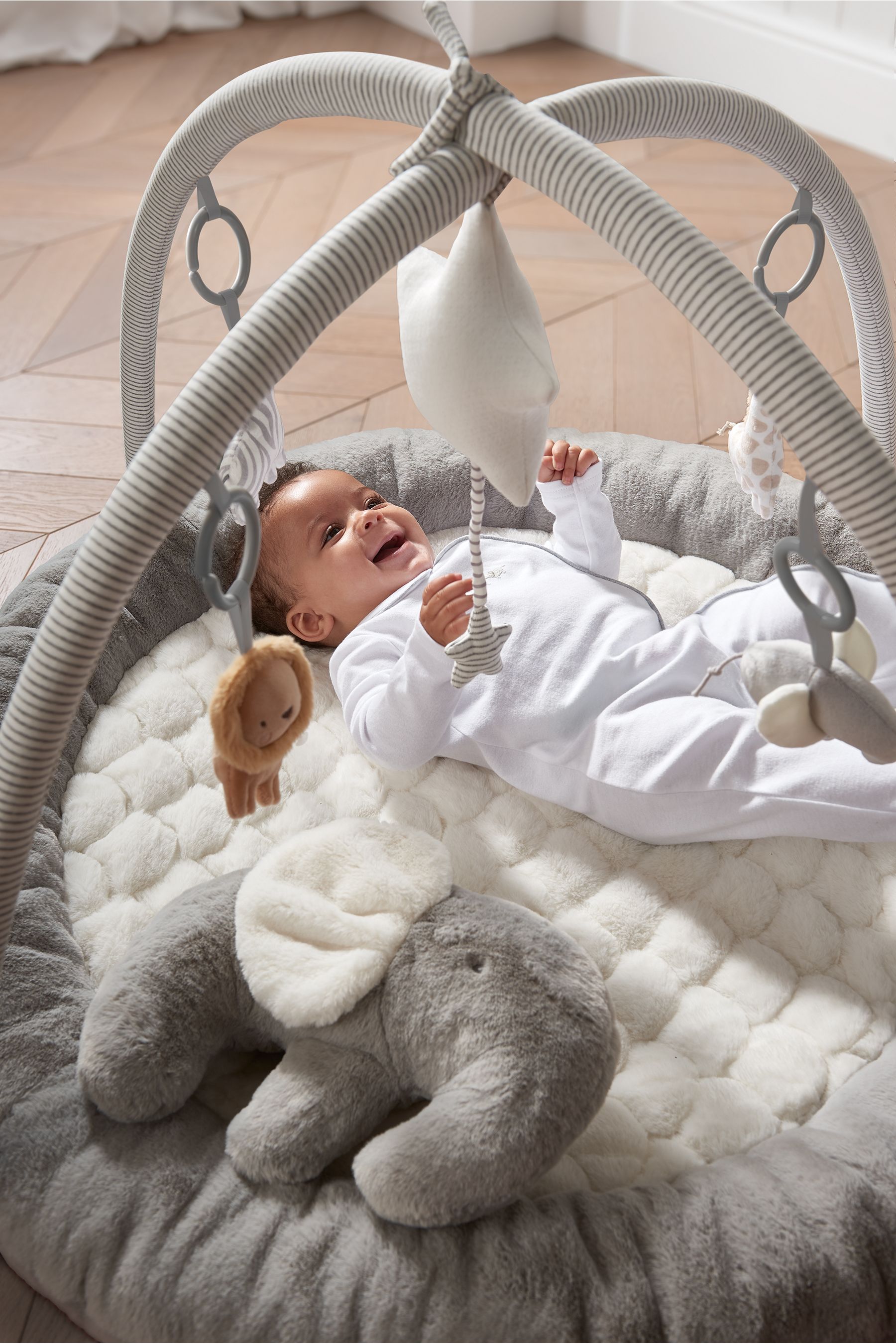 Baby play top gym grey