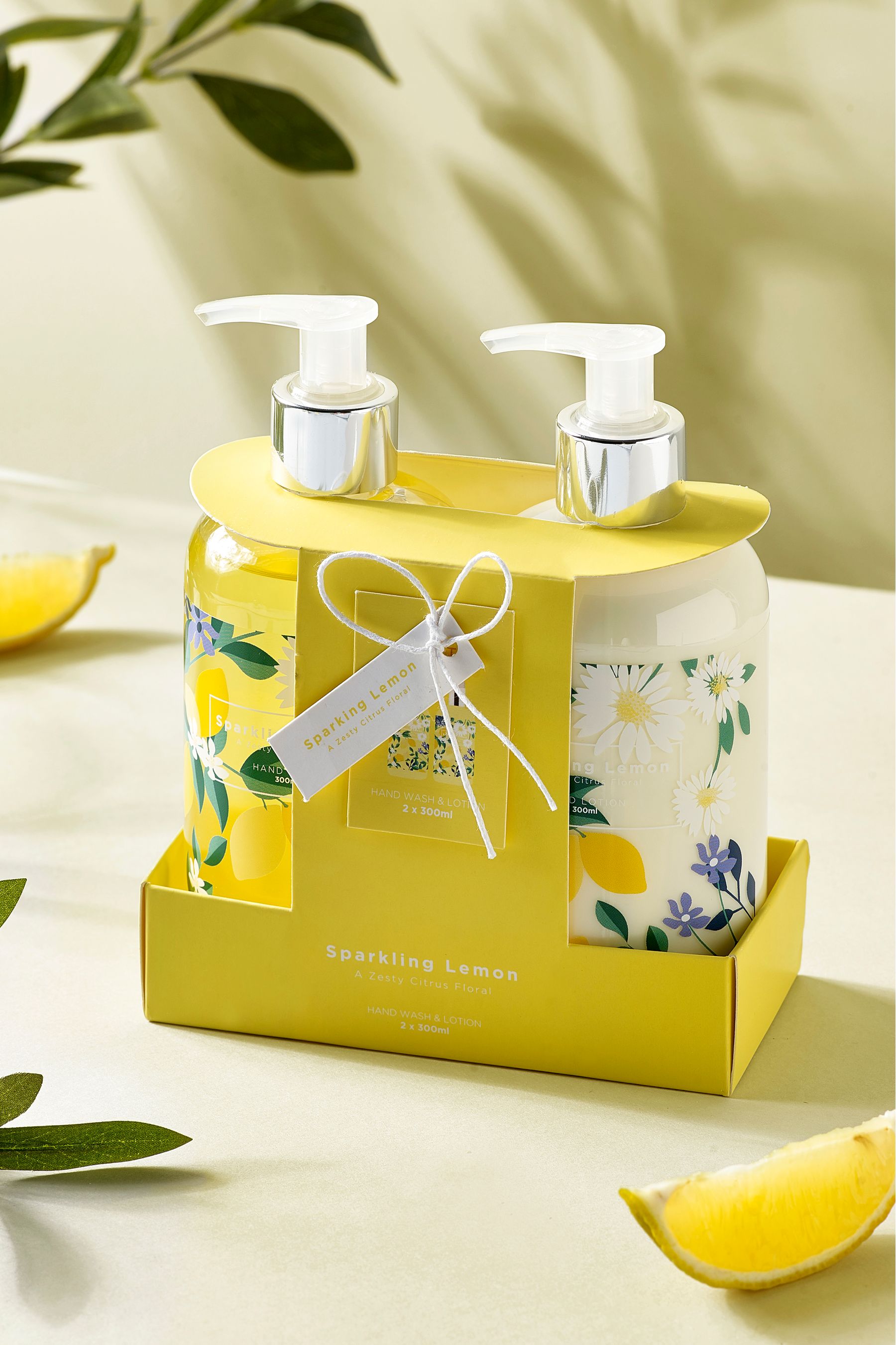 Buy Sparkling Lemon Hand Wash And Lotion Gift Set 250ml from the