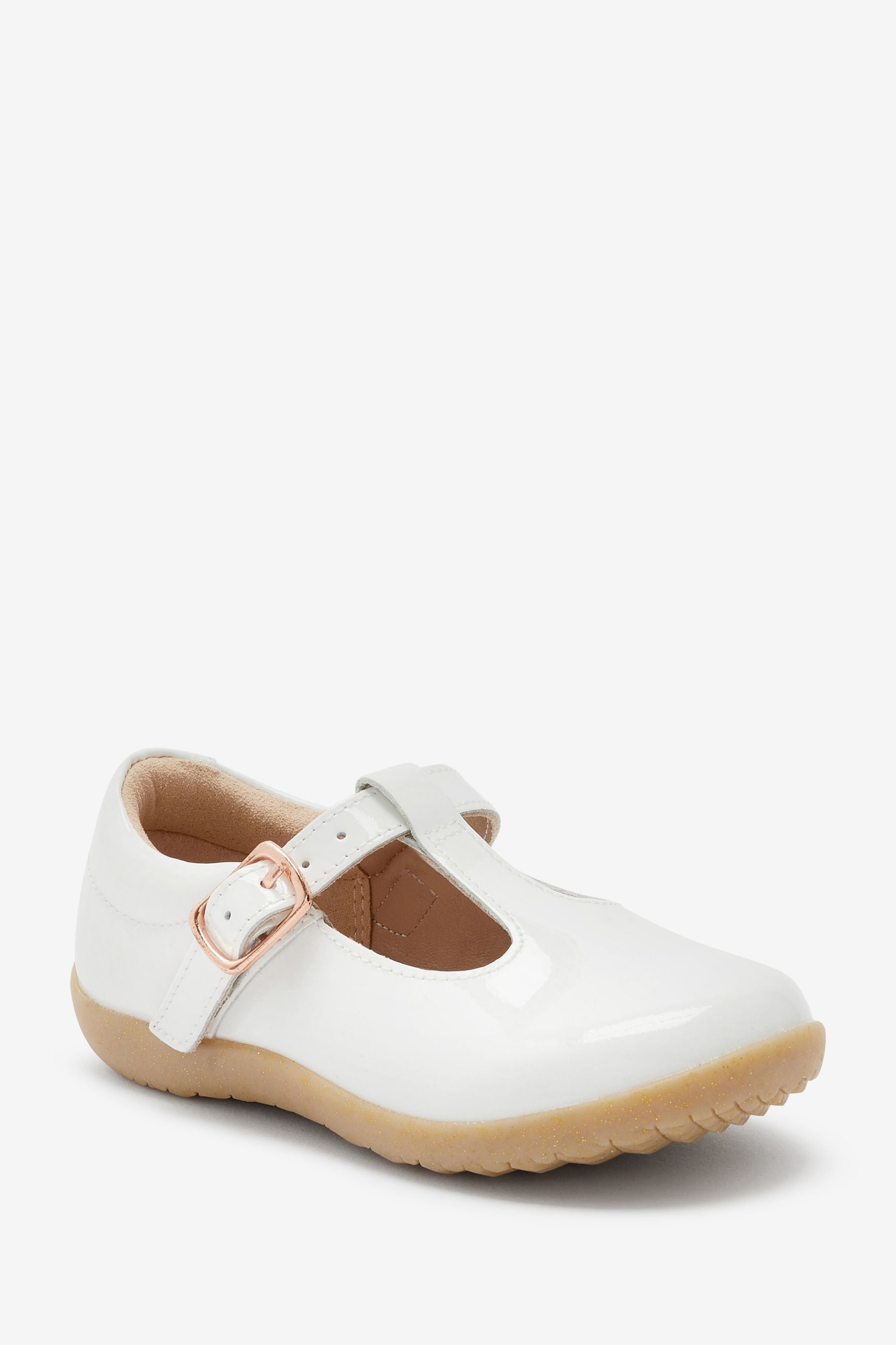 White patent leather shoes sales