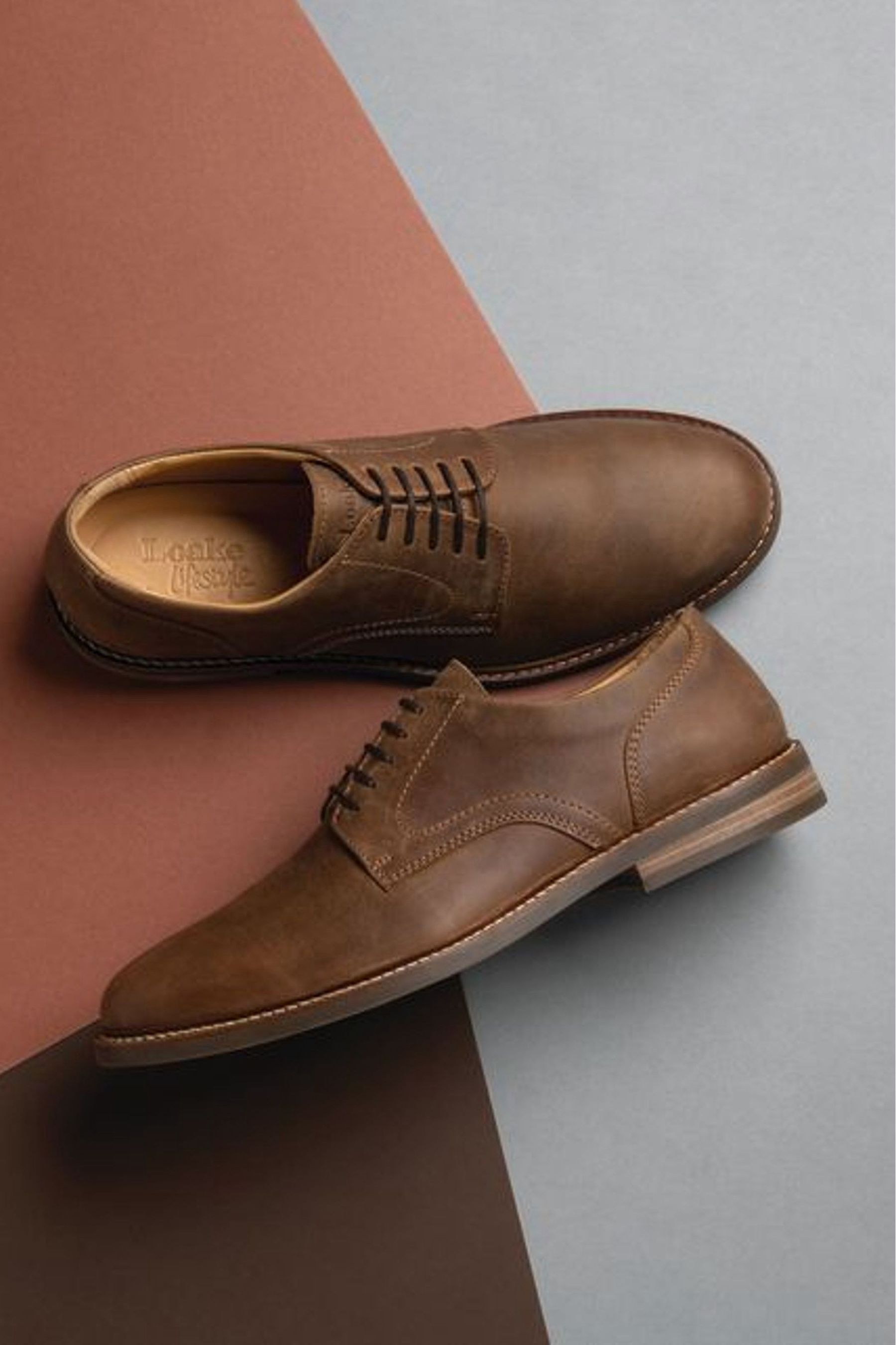 Loake Franklin Nubuck Plain Derby Shoes