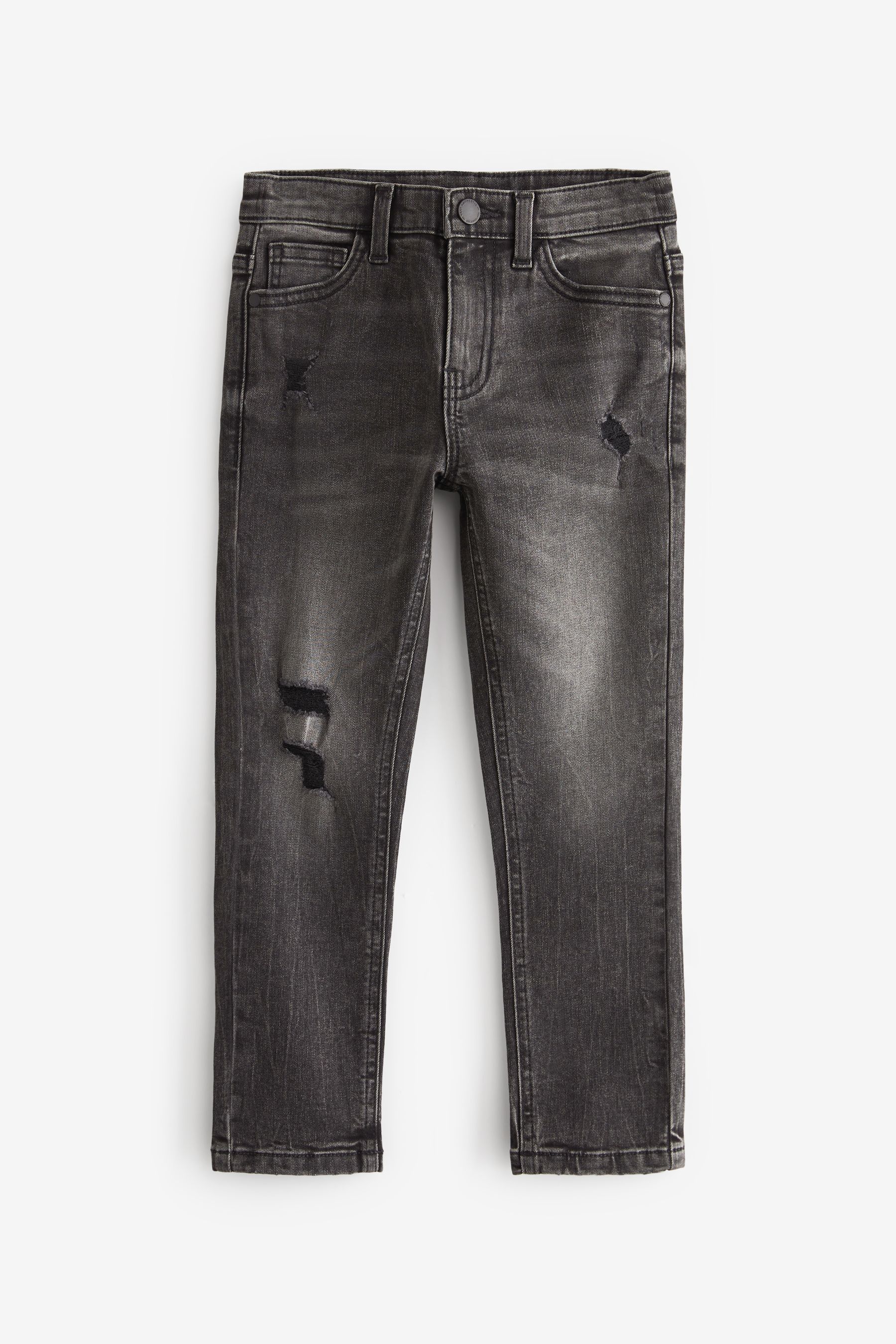 Zara black outlet distressed jeans