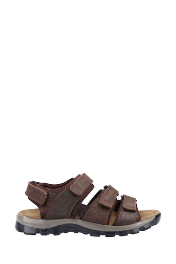 Cotswold Brown Brize Leather Walking Sandals