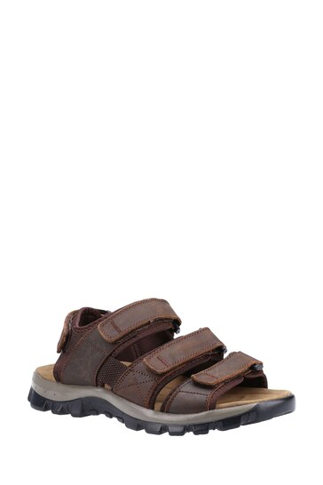 Cotswold Brown Brize Leather Walking Sandals