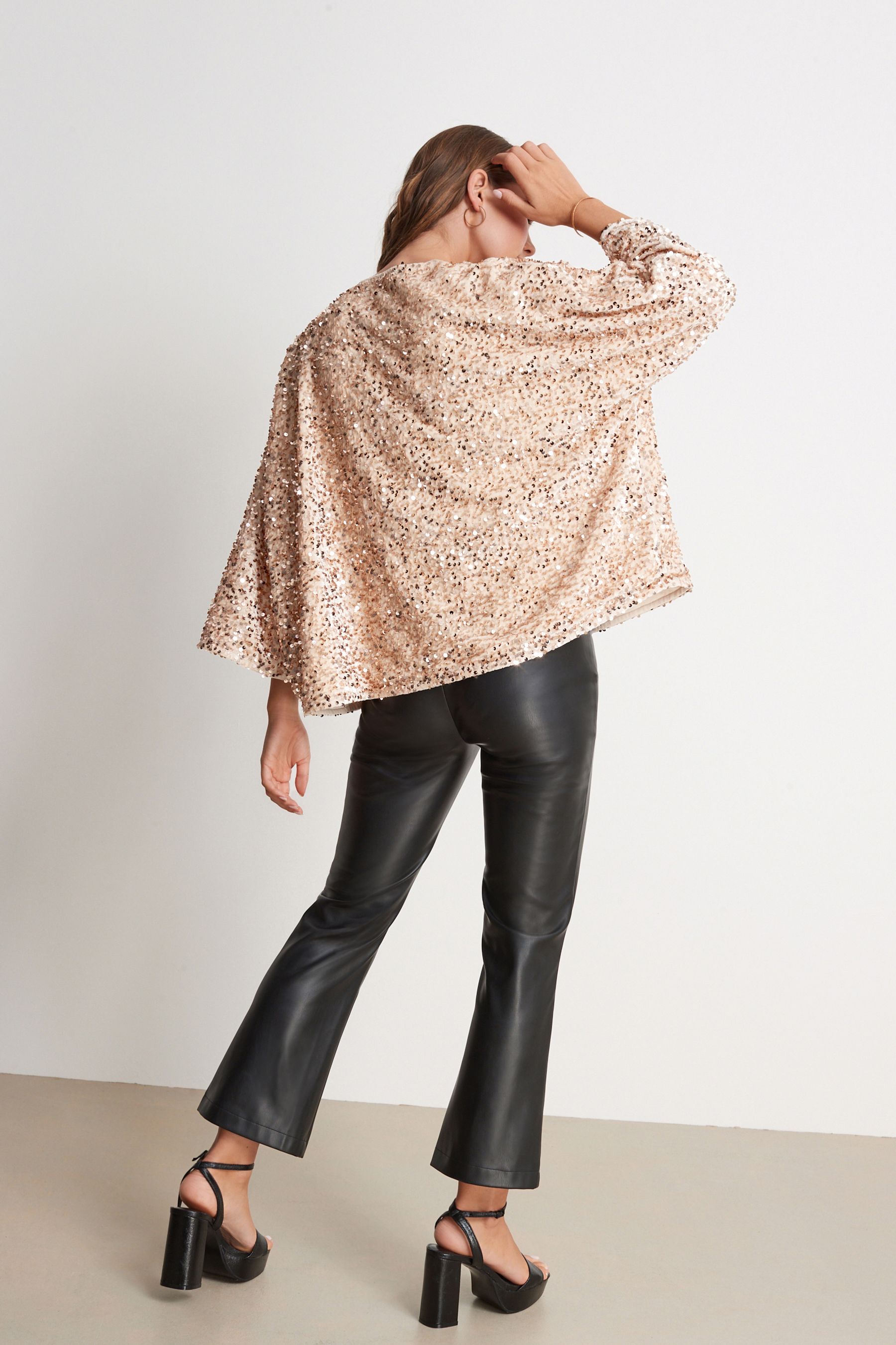 Rose gold online jacket for wedding