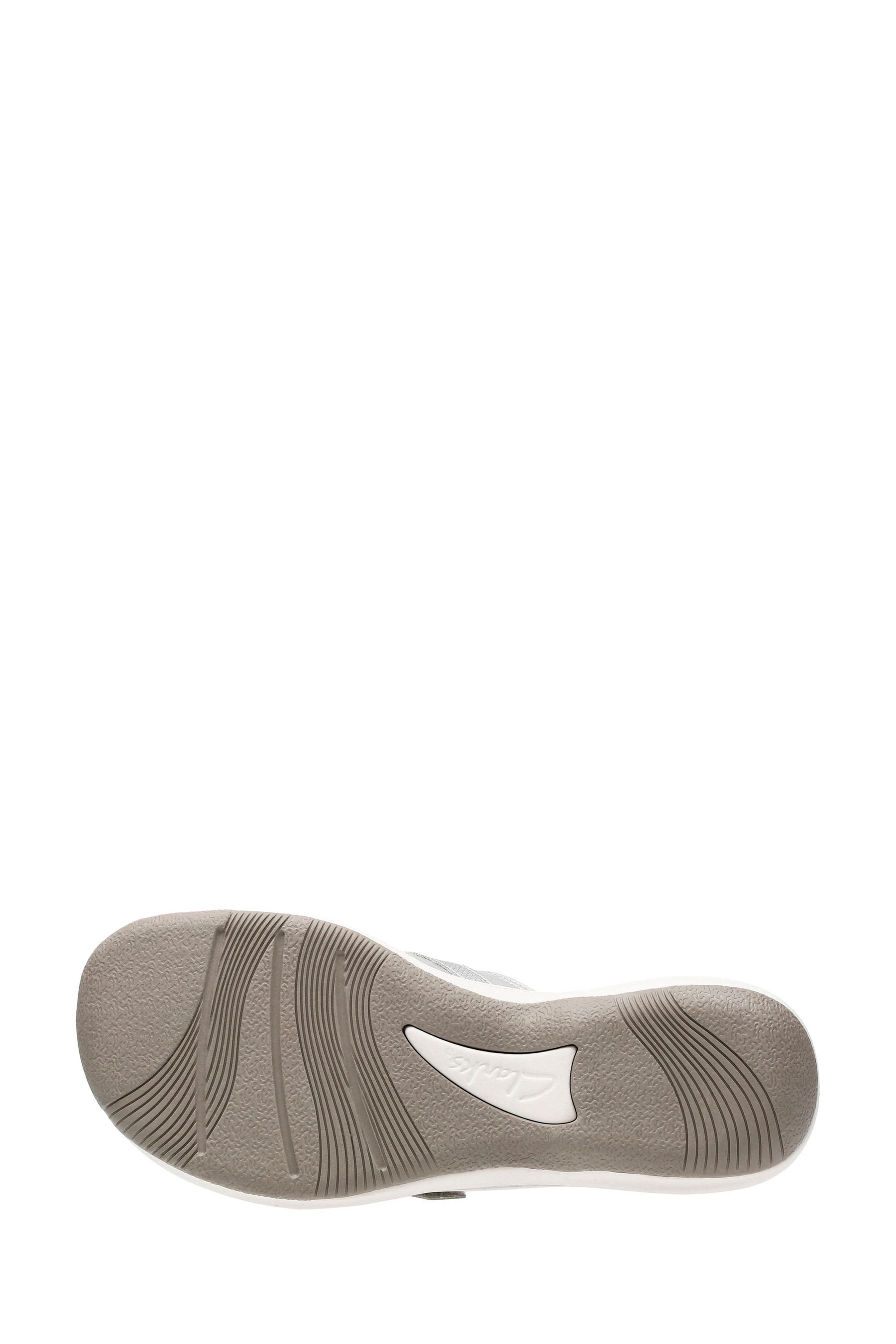 Clarks brinkley sea sandals hot sale silver