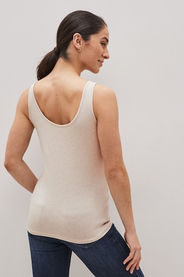 Oatmeal Thick Strap Vest