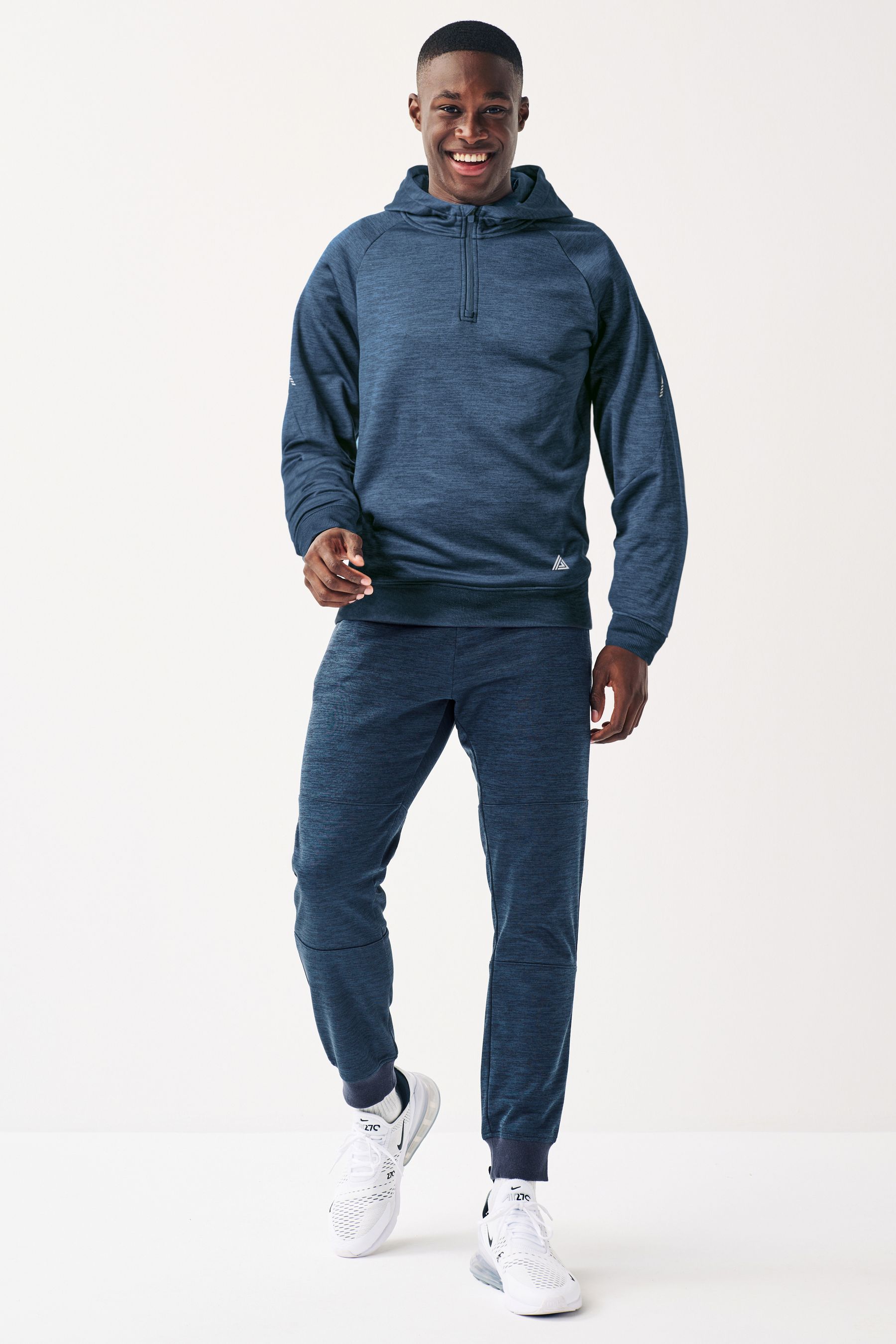 Buy Navy Blue Tech Fleece Joggers from the Next UK online shop