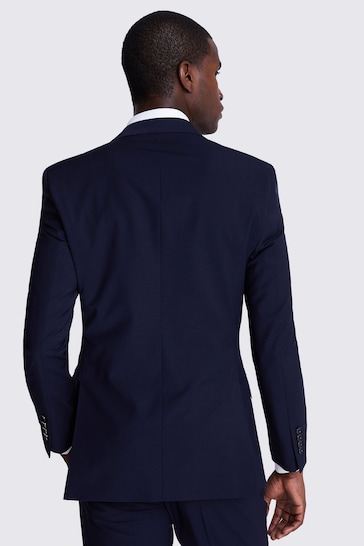 MOSS Dark Navy Blue Tailored Fit Suit: Jacket