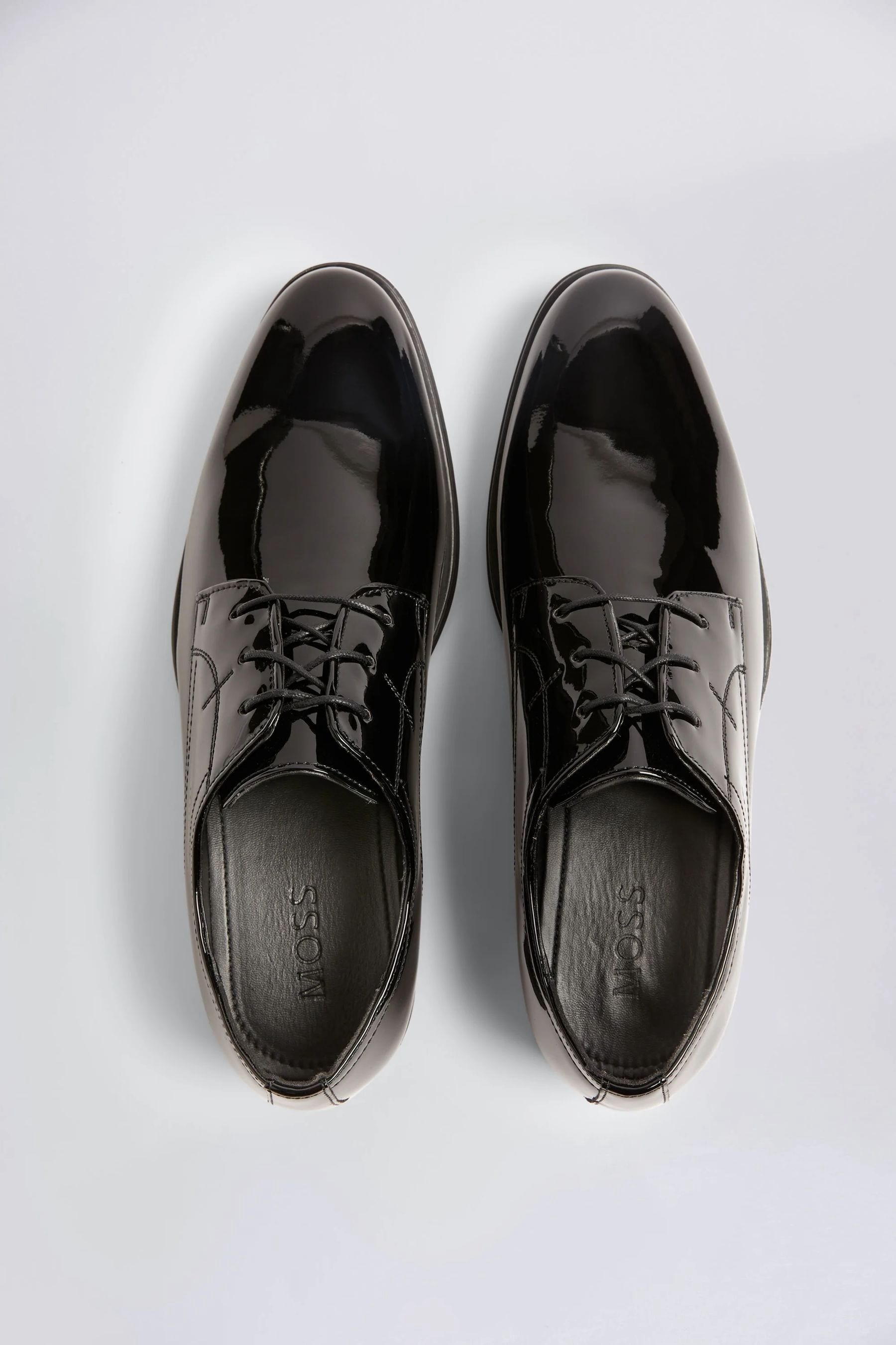MOSS Mayfair Black Patent Dress Shoes