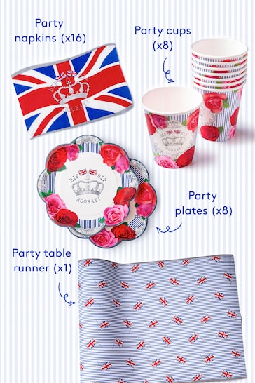Party Pieces Multi A Great British Party Table Set