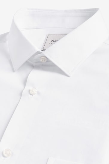 White Slim Fit Easy Care Shirt