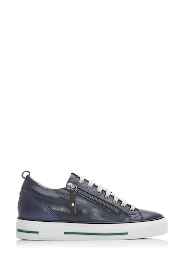Moda in Pelle Brayleigh Hidden Wedge Trainers With Contrast Counter And Tassle Z