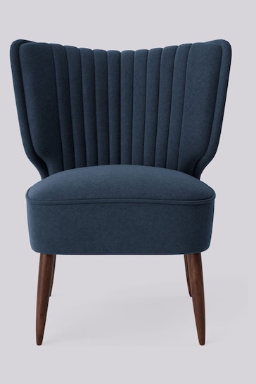 Swoon Smart Wool Indigo Blue Duke Chair