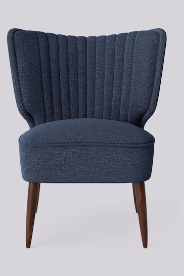 Swoon Houseweave Navy Blue Duke Chair
