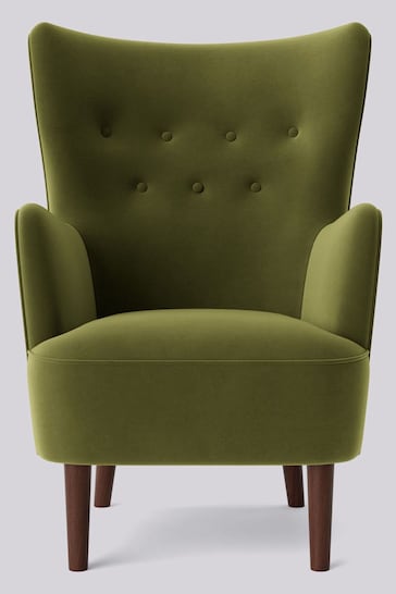 Swoon Easy Velvet Fern Green Ludwig Chair