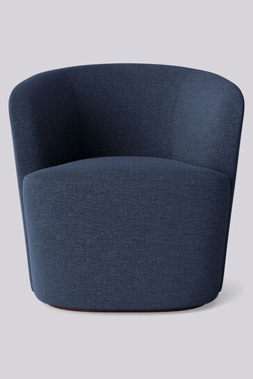 Swoon Houseweave Navy Blue Ritz Chair
