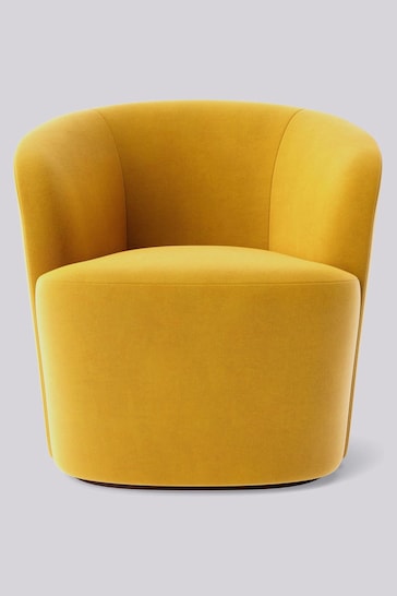 Swoon Easy Velvet Turmeric Yellow Ritz Chair