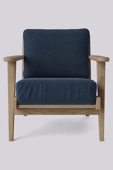 Swoon Smart Wool Indigo Blue Karla Chair