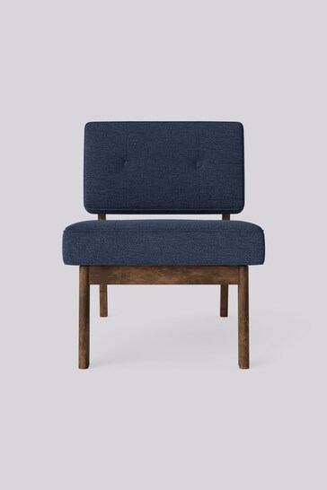 Swoon Houseweave Navy Blue Aron Chair