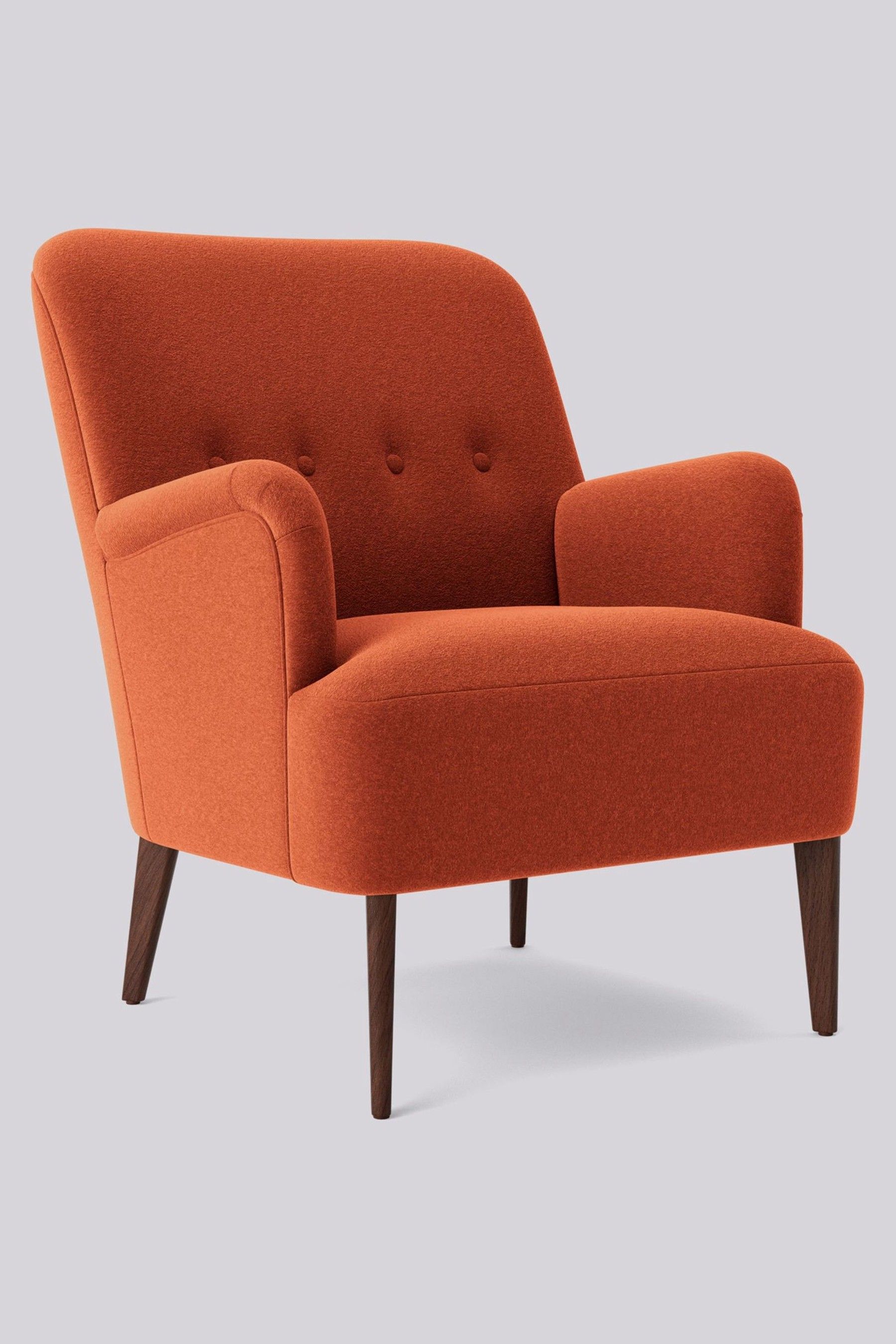 Rust orange store chair
