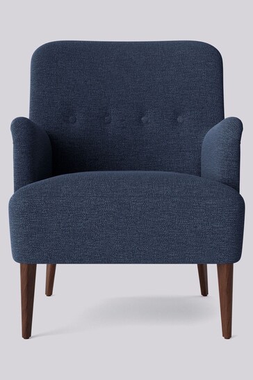 Swoon Houseweave Navy Blue London Chair