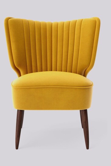 Swoon Easy Velvet Turmeric Yellow Duke Chair