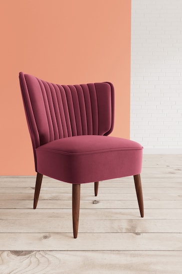 Swoon Easy Velvet Bordeaux Red Duke Chair