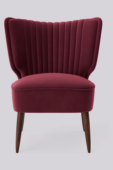Swoon Easy Velvet Bordeaux Red Duke Chair