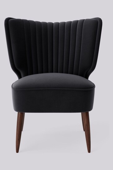 Swoon Easy Velvet Black Duke Chair